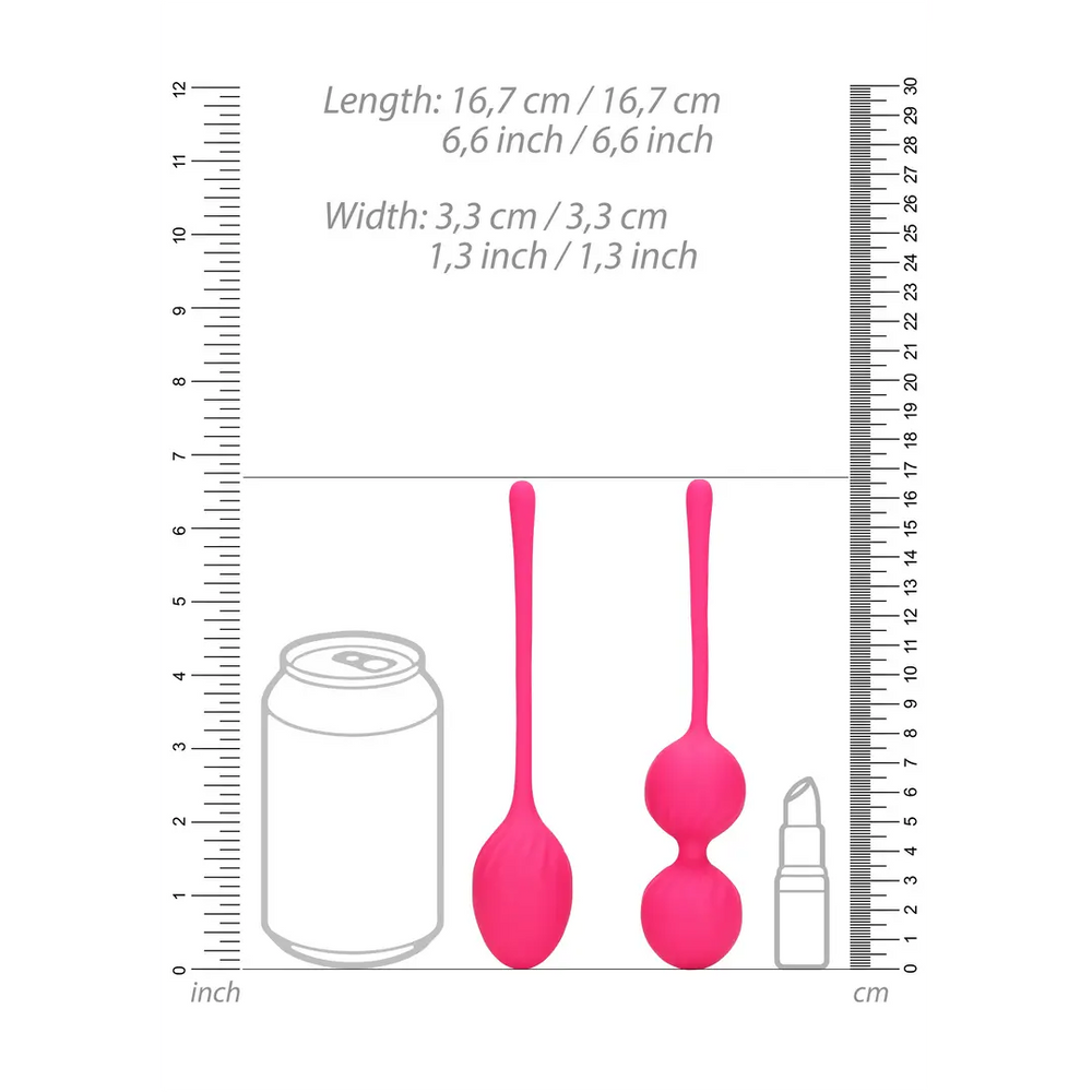 2 Piece Thumping Kegel Ball Set - Wild Strawberry - foto 9