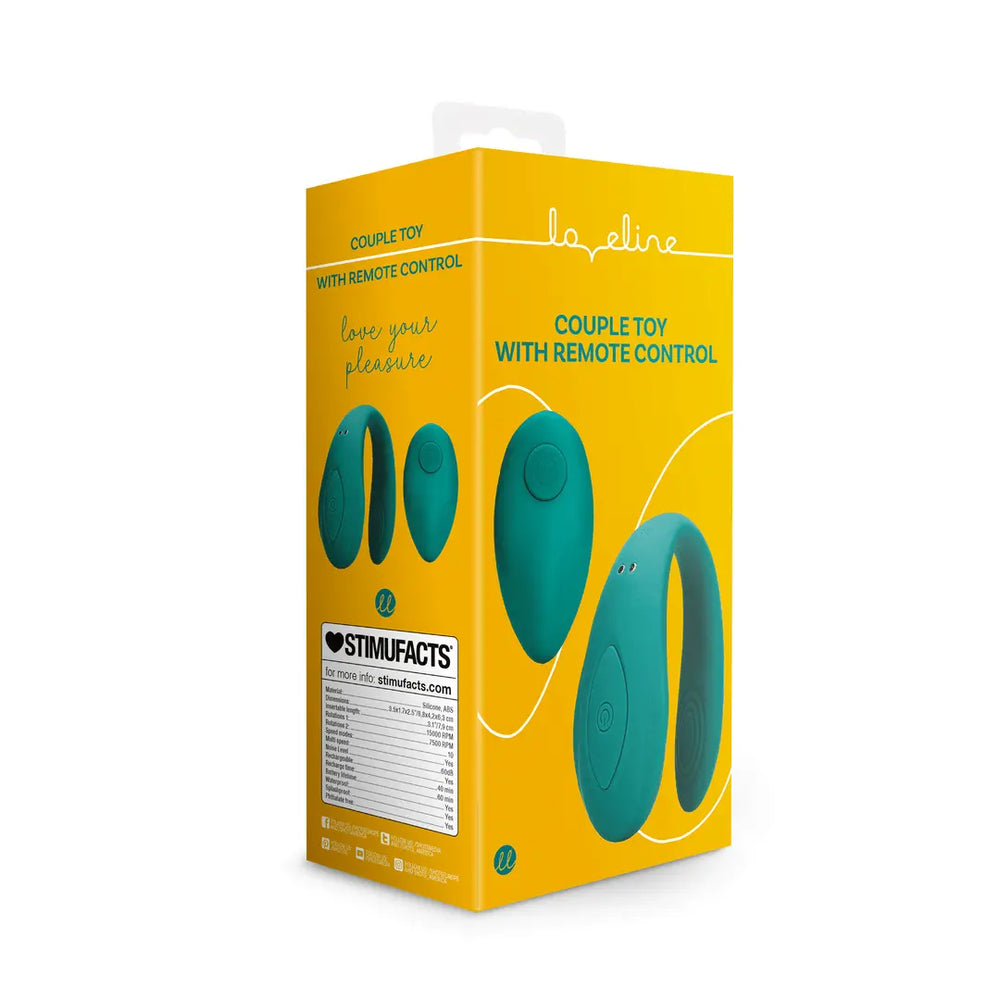 Koppel Vibrator met Afstandsbediening - Bimini Blue - foto 3