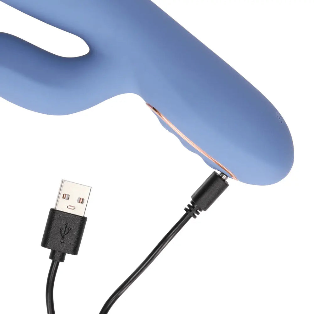 Verwarmende en stotende rabbit vibrator - foto 6