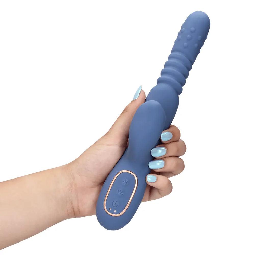 Verwarmende en stotende rabbit vibrator - foto 7