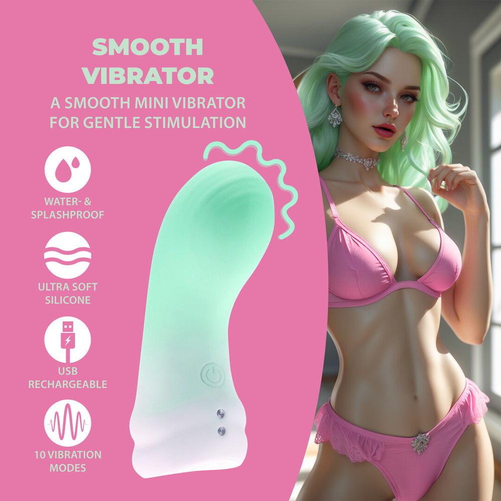 Zachte Vinger Vibrator - Misty Green