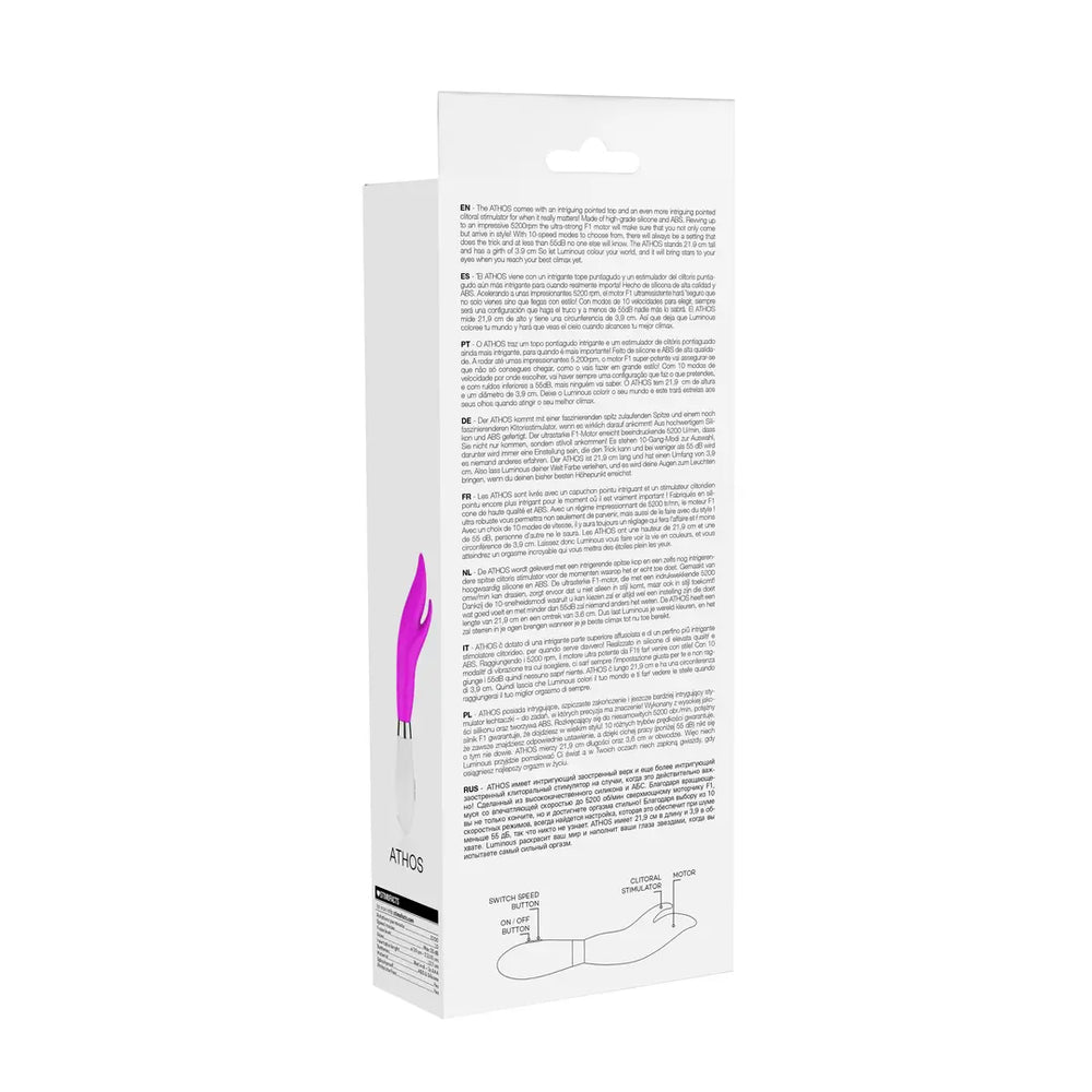 Athos - Rabbit Vibrator met Clitoris Stimulator - foto 6