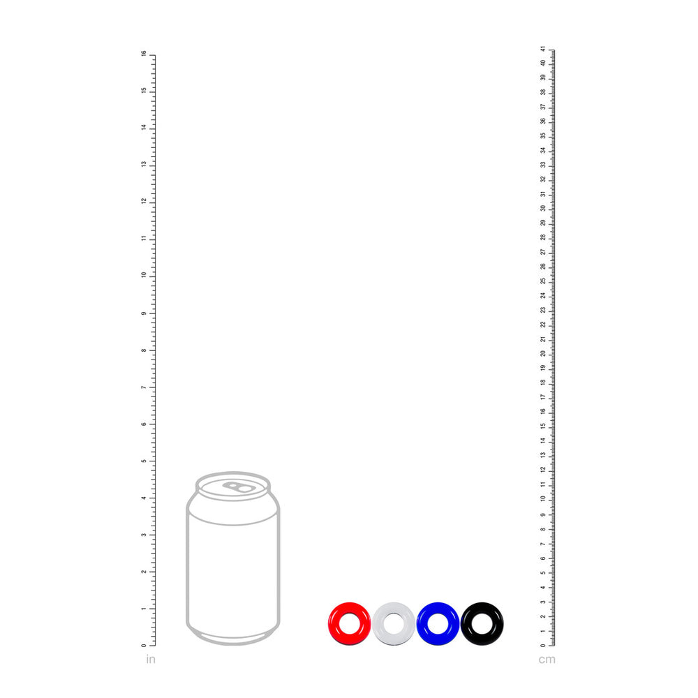 Cockring Set van 4 - Multicolor
