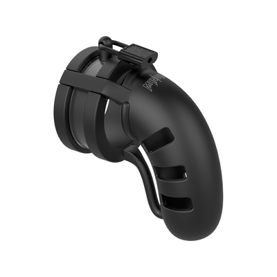 Model 19 Chastity Cock Cage with Ballsplitter - 4.5 / 11
