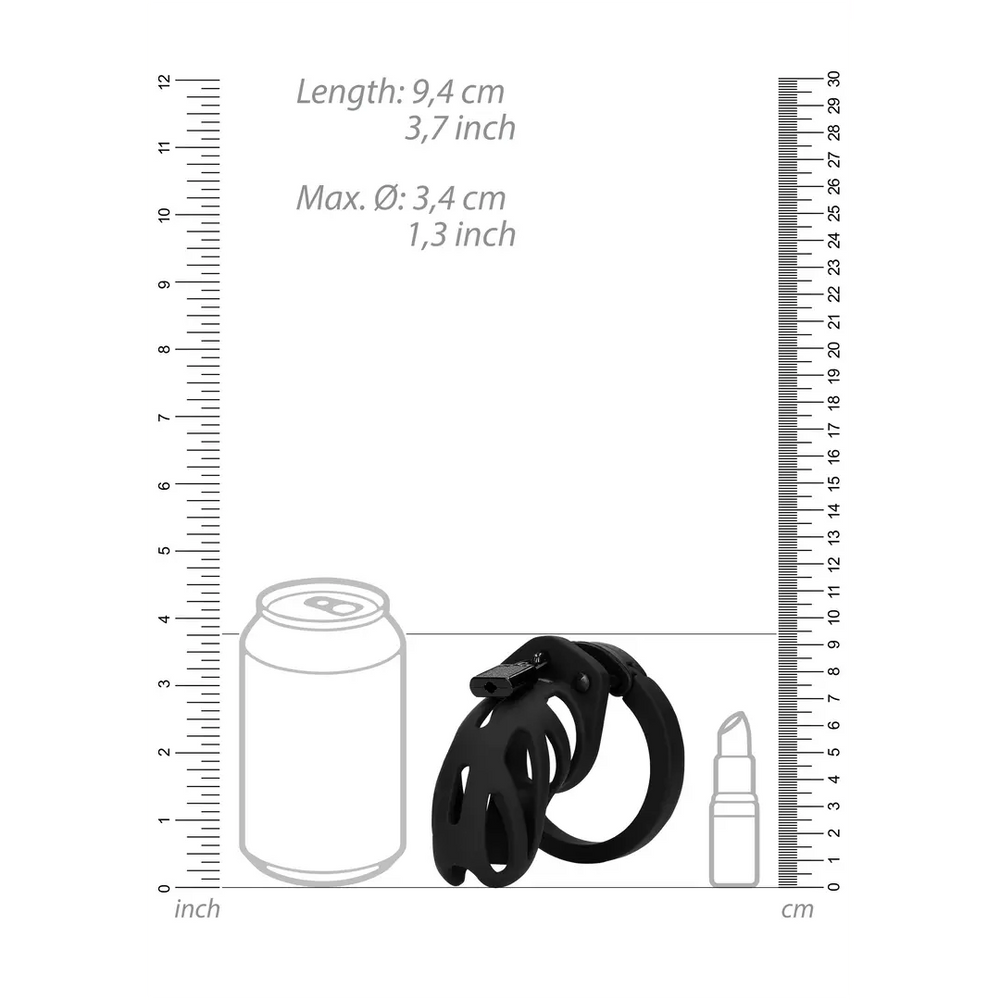 Model 24 - Peniskooi - 9 cm - Zwart - foto 5
