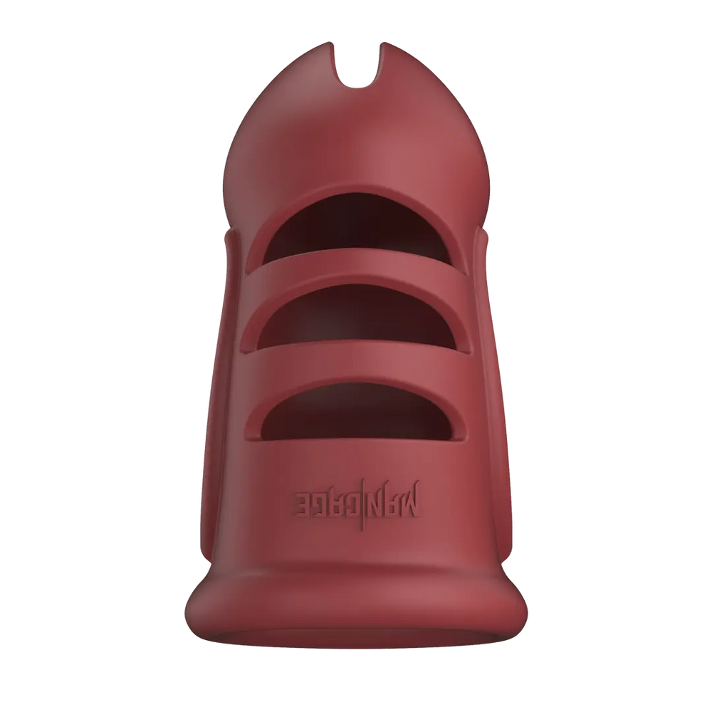 Model 28 - Ultra Soft Siliconen Kuisheidskooi - Rood - foto 4
