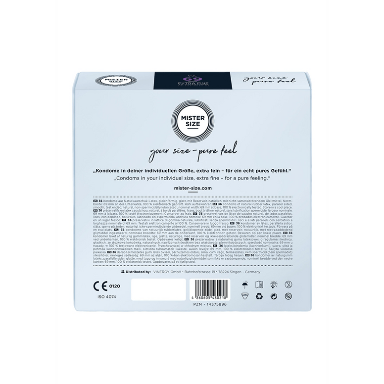 Pure Feel - 69 mm Condooms - 36 Pack - foto 2