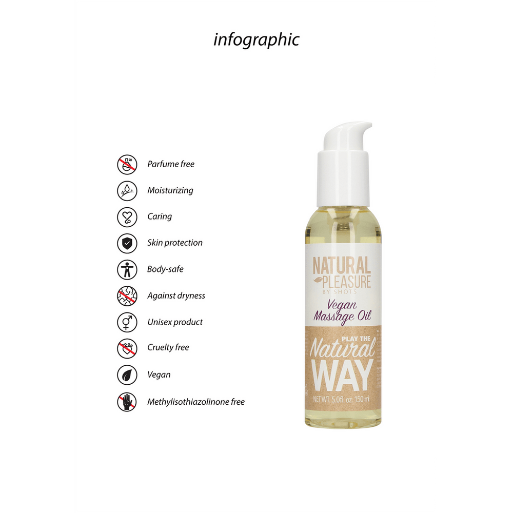 Vegan Massage Oil - 150 ml - foto 3