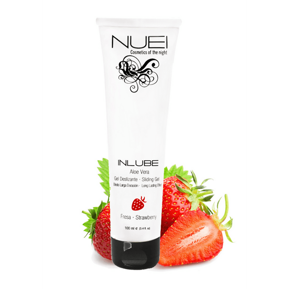 Inlube Waterbased Lubricant - Strawberry - 3 fl oz / 100 ml - foto 2