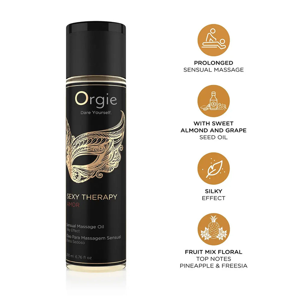 Sexy Therapy Amor - Massage Oil - 200 ml - foto 2