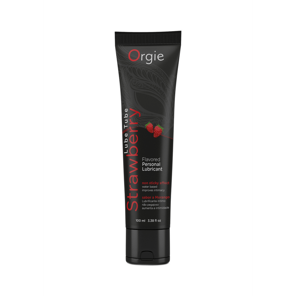 Lube Tube Strawberry - waterbasis glijmiddel - 3 fl oz / 100 ml