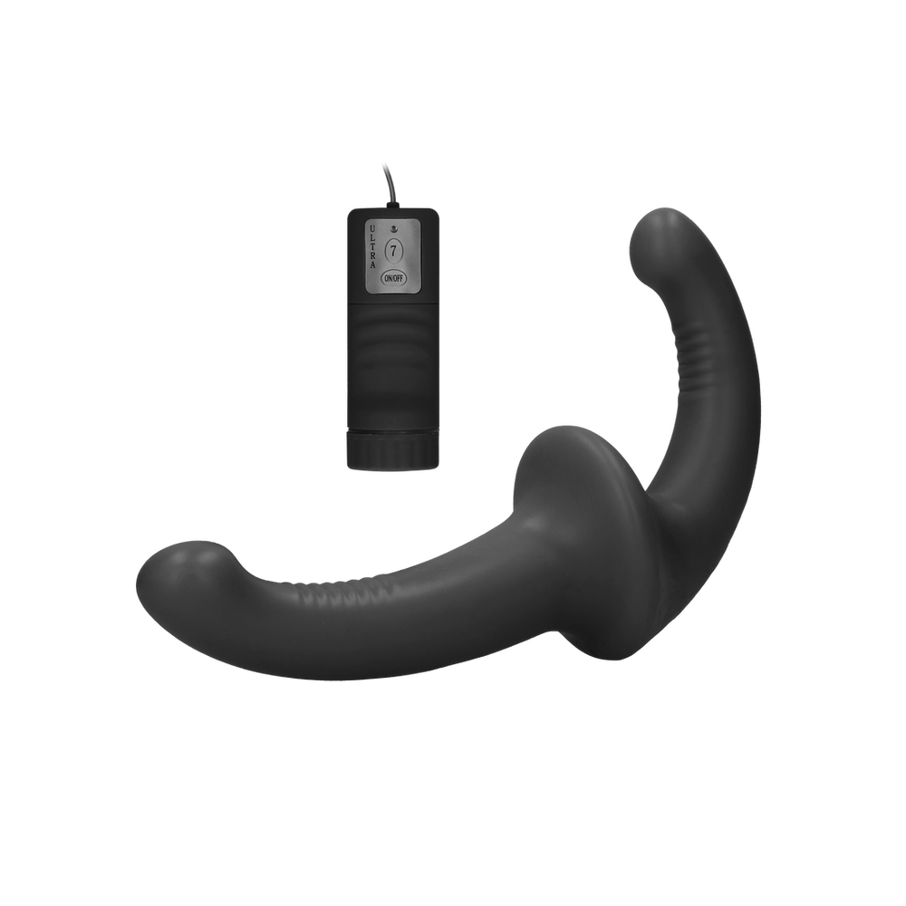 Vibrating Silicone Strapless Strap-On - foto 4