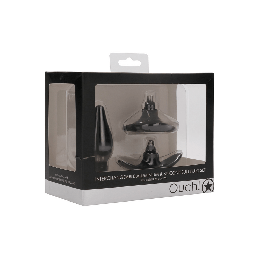 Verwisselbare Butt Plug Set - Rond - foto 3