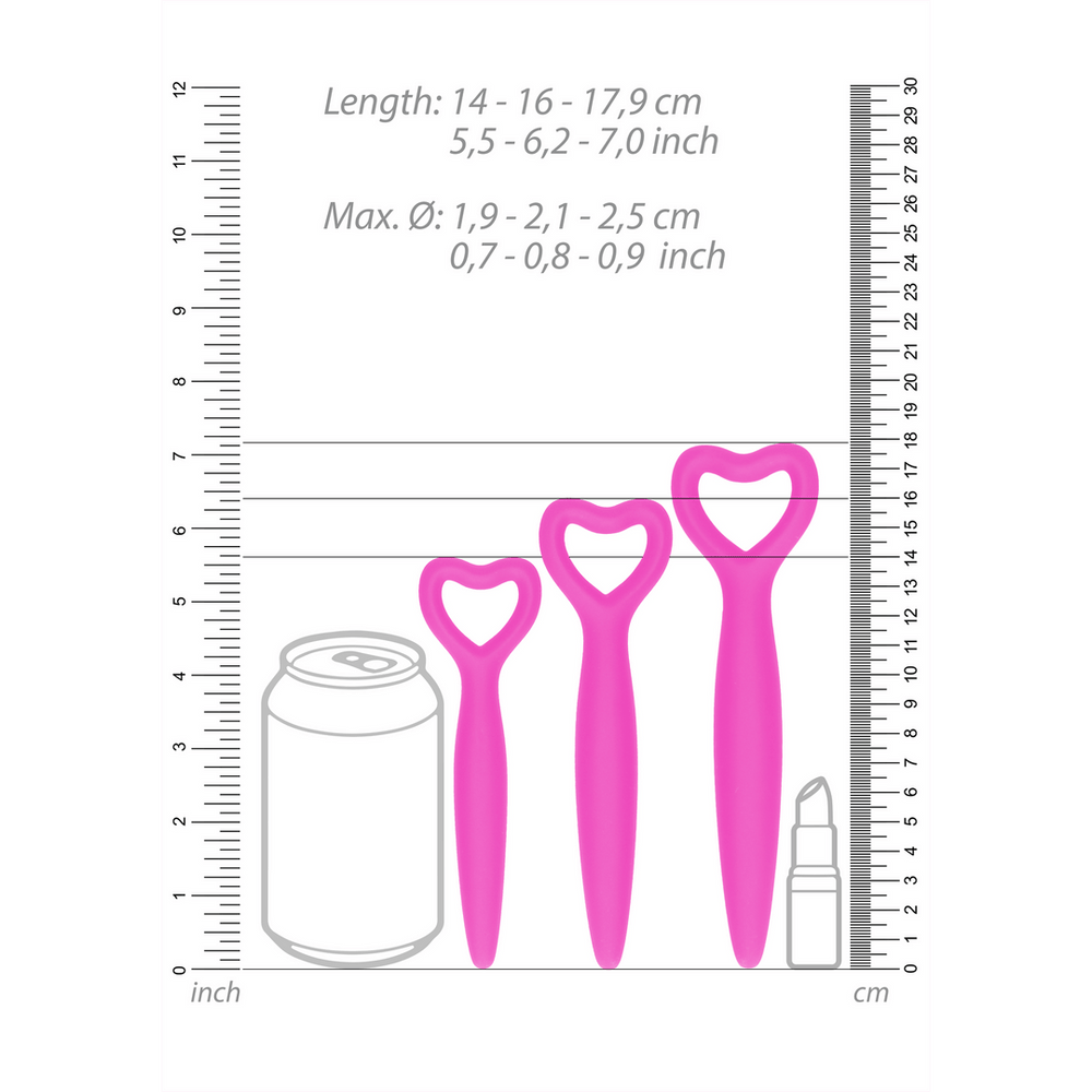Vagina Dilator Set - Siliconen - foto 9