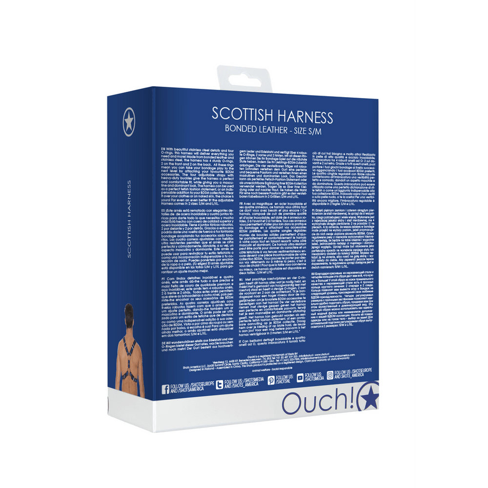Ouch! - Scottish Leren Harnas - S/M - foto 16