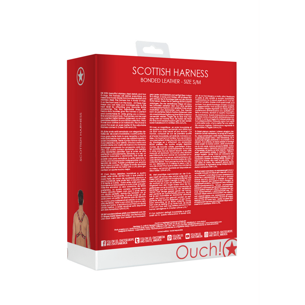 Ouch! - Scottish Leren Harnas - S/M - foto 20