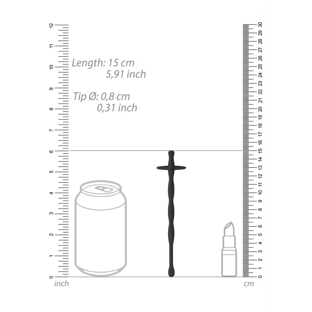 Silicone Cock Pin - 0.3 / 8 mm - foto 2
