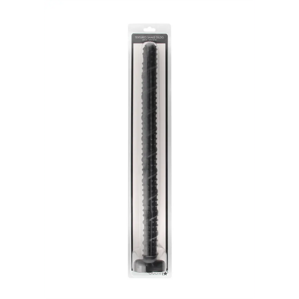 Ass Textured Snake Dildo - 22 / 55 cm - foto 3