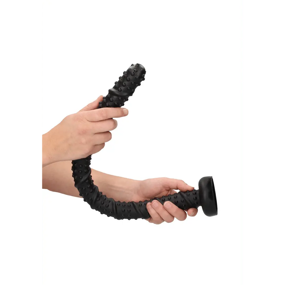 Ass Textured Snake Dildo - 22 / 55 cm - foto 2