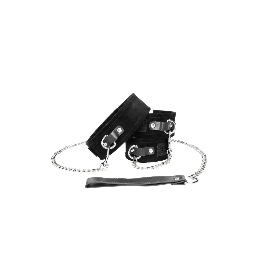 Verstelbare Halsband met Ketting & handboeien - foto 2