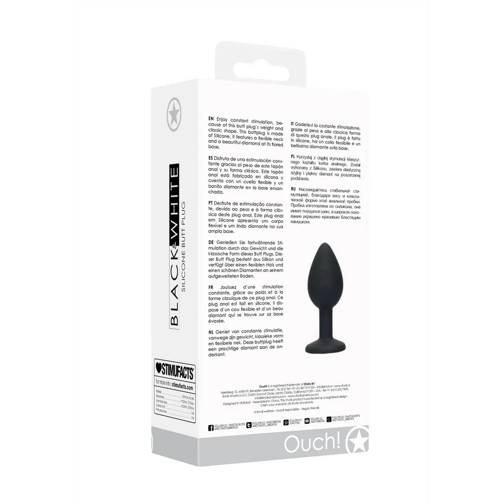 Silicone Butt Plug with Removable Jewelry - foto 6