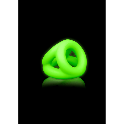 Cockring  Ball Strap - Glow in the Dark