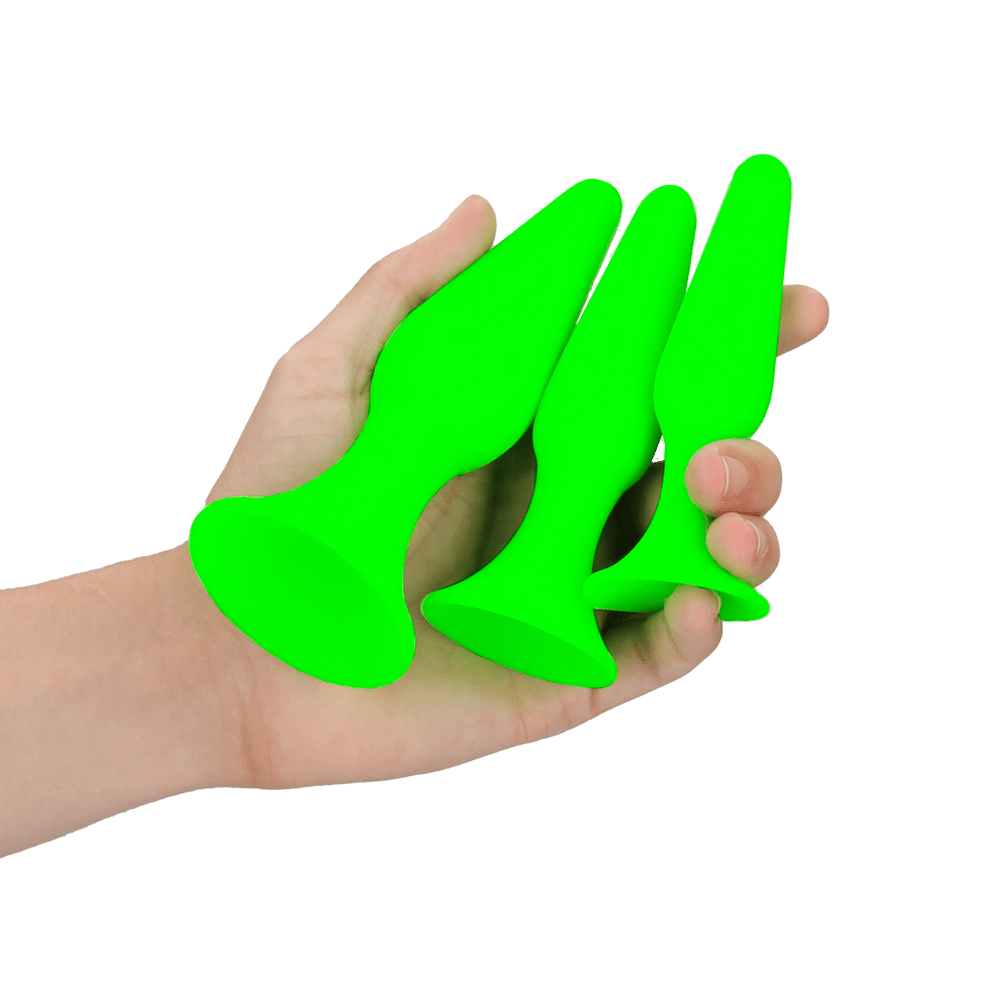 Butt Plug Set - Glow in the Dark - foto 2