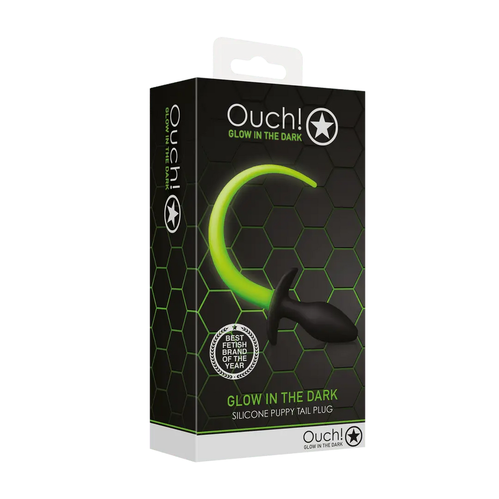 Puppy Tail Buttplug - Glow in the Dark - foto 4