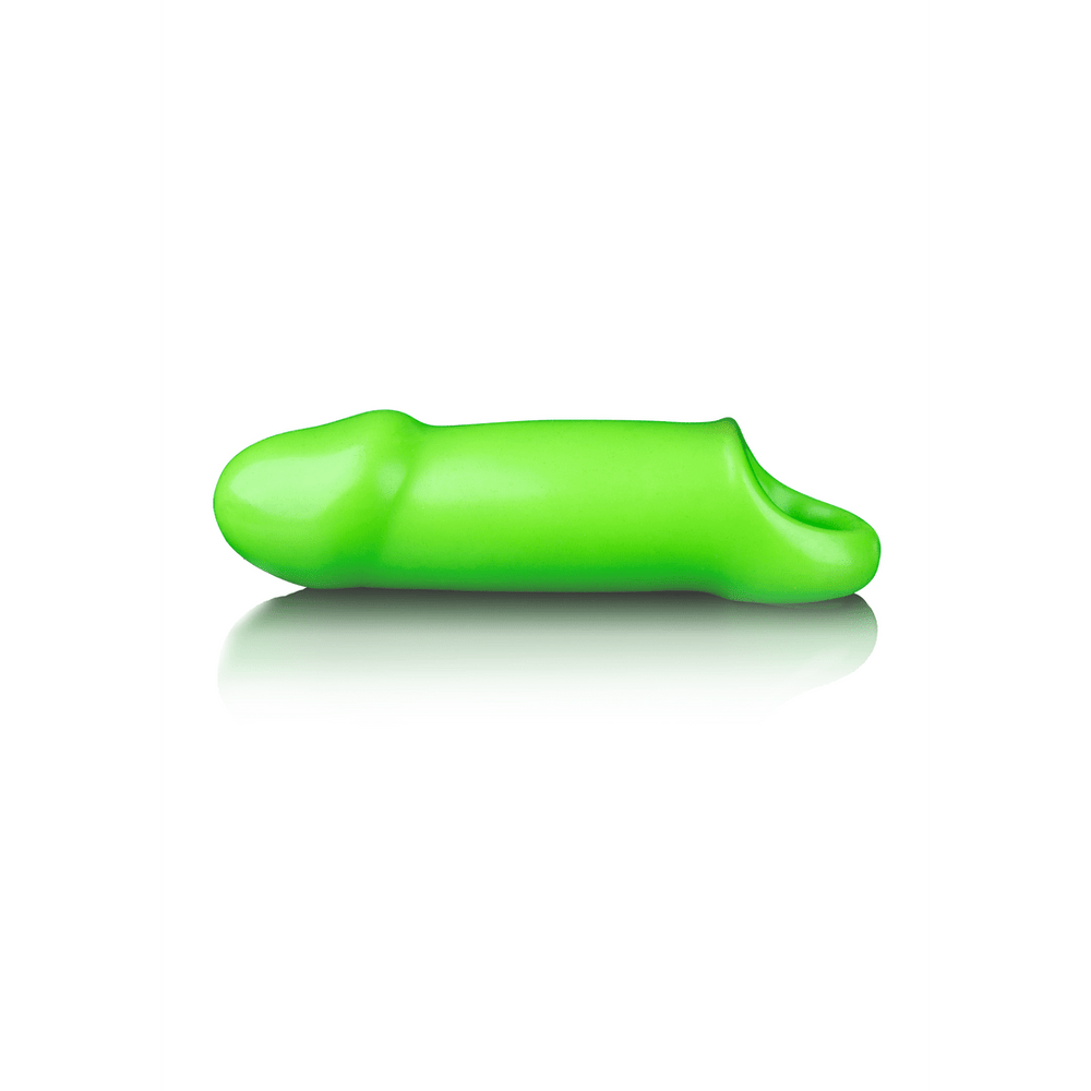 Smooth Thick Stretchy Penis Sheath - Glow in the Dark - foto 5
