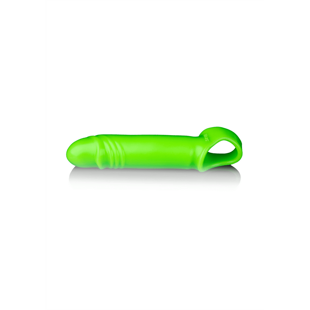 Smooth, Stretchable Penis Sheath - Glow in the Dark - foto 5