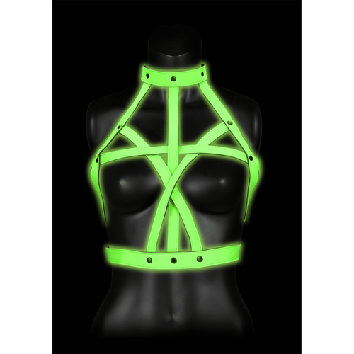 Bra Harness - Glow in the Dark - S/M