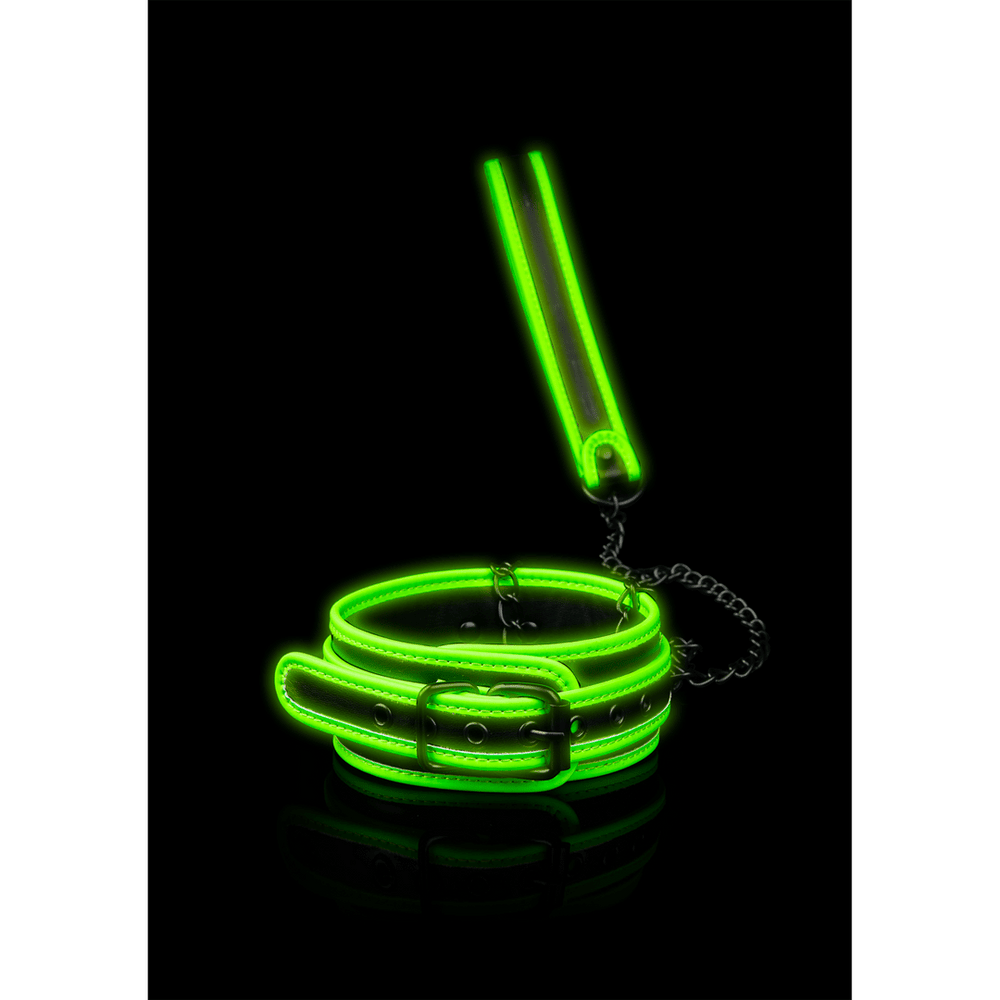 Collar and Leash - Glow in the Dark