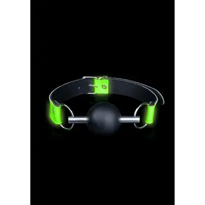 Solid ball gag Glow in the Dark