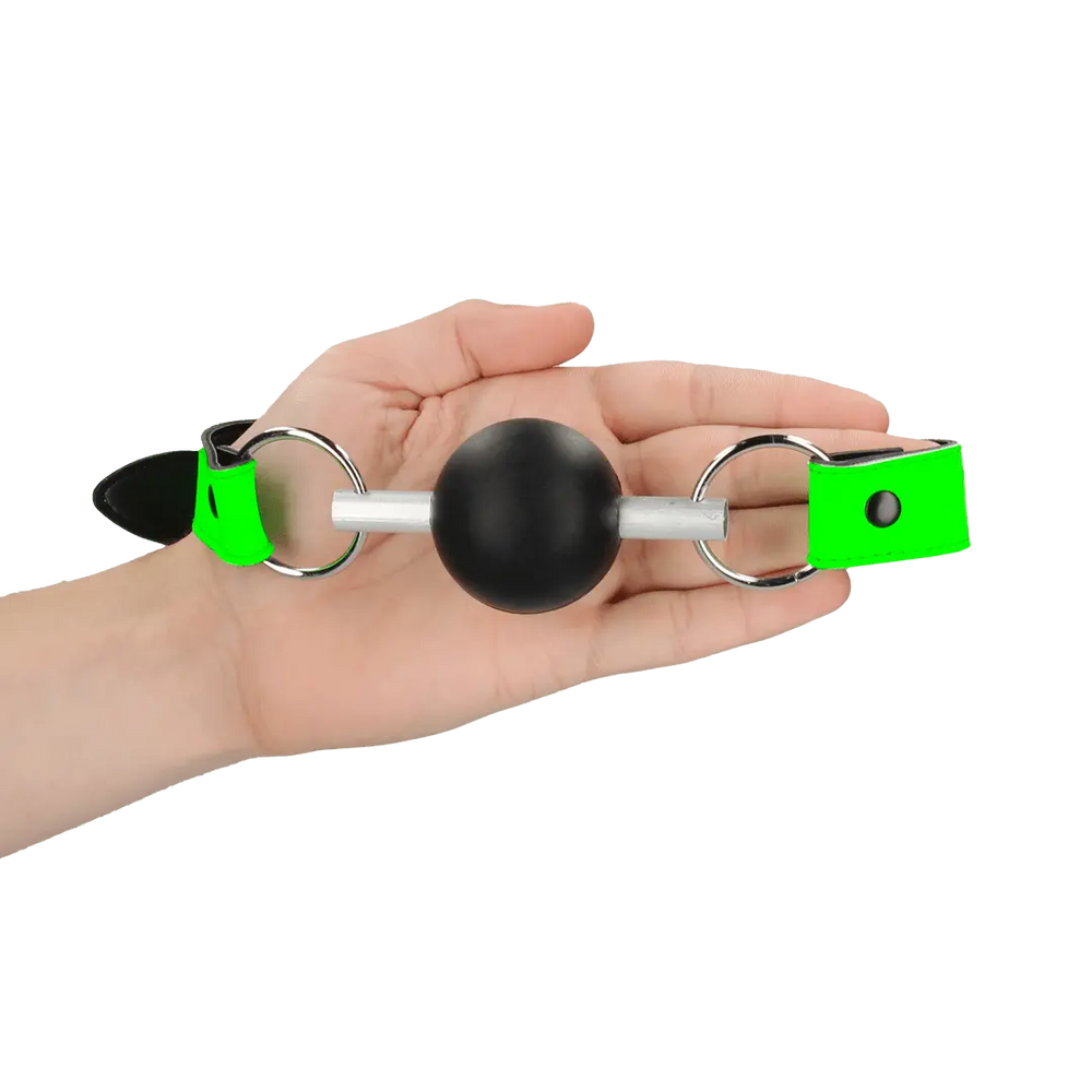 Solid Ball Gag - Glow in the Dark - foto 3