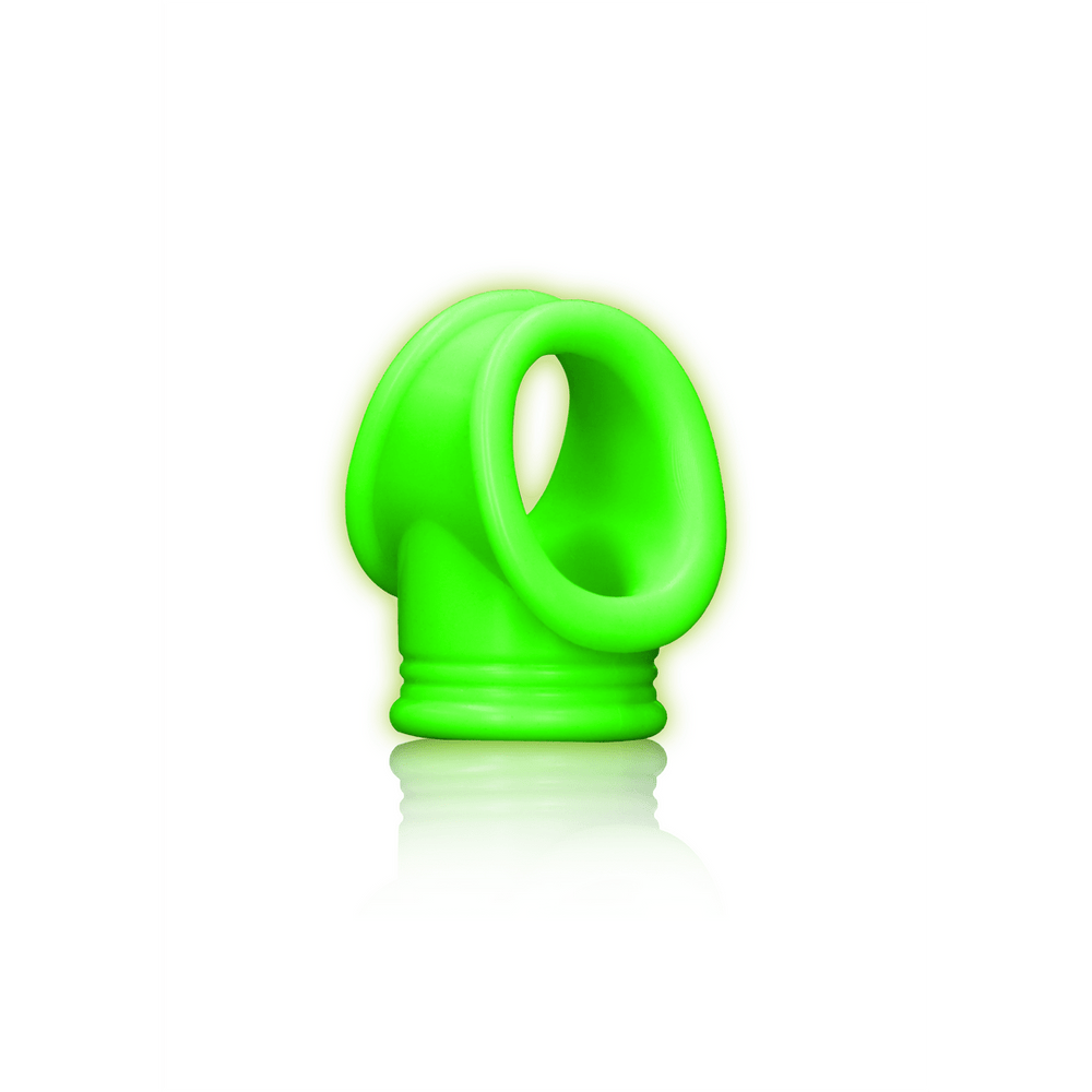 Cockring Ball Strap - Glow in the Dark - foto 6