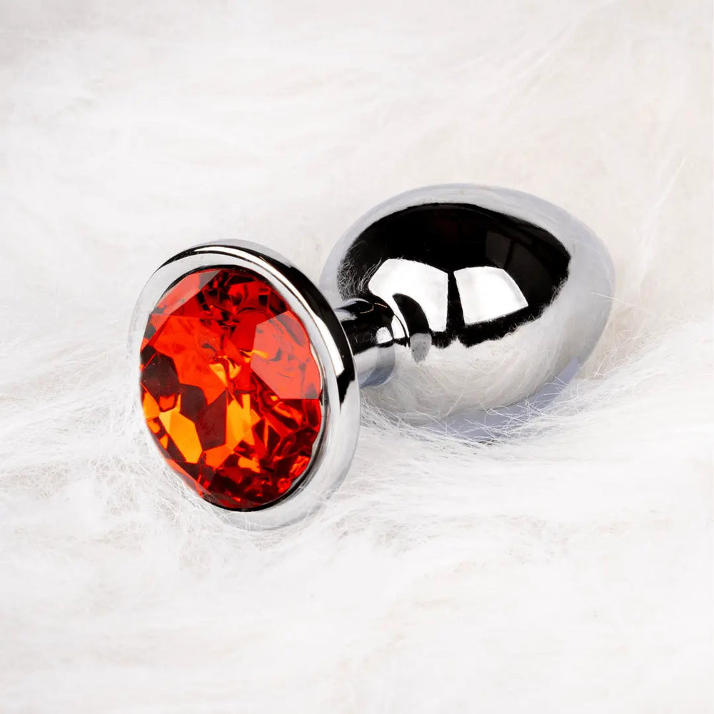 Round Gem Butt Plug - foto 4