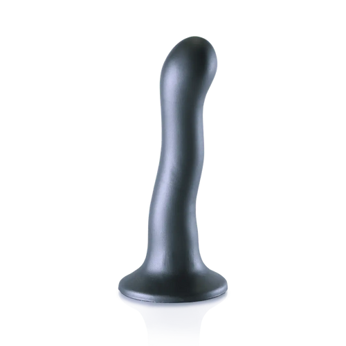 Ultra Soft Silicone Curvy G-Spot Dildo - 7'' / 17 cm