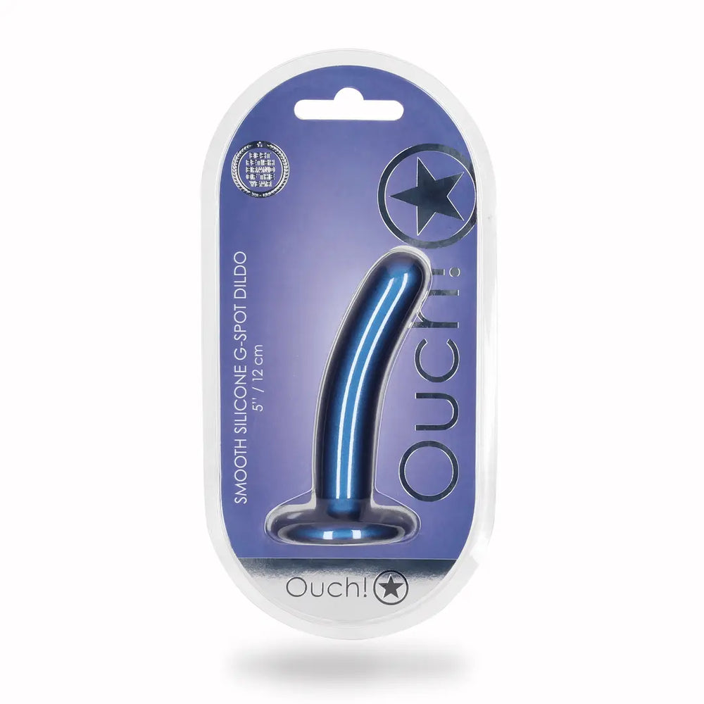 Smooth Silicone G-Spot Dildo - 5'' / 12 cm - foto 10