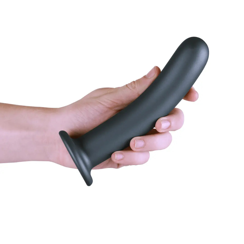 Smooth Silicone G-Spot Dildo - 7'' / 17 cm - foto 4