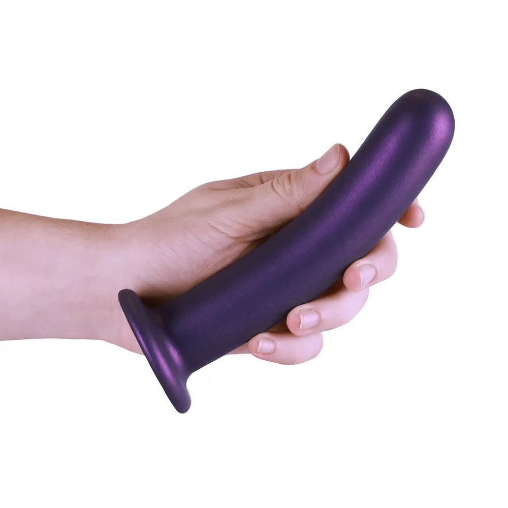 Smooth Silicone G-Spot Dildo - 7'' / 17 cm - foto 14