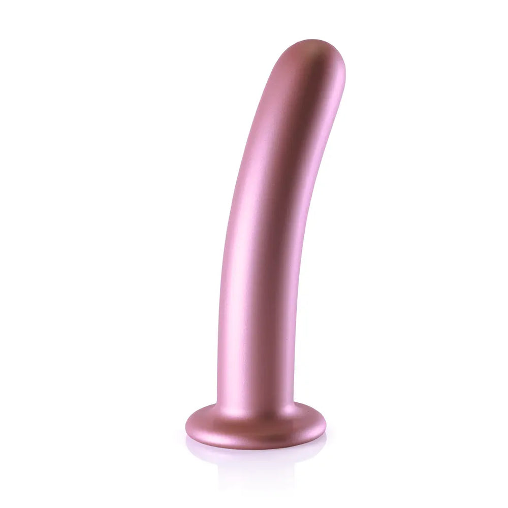 Smooth Silicone G-Spot Dildo - 7'' / 17 cm - foto 16