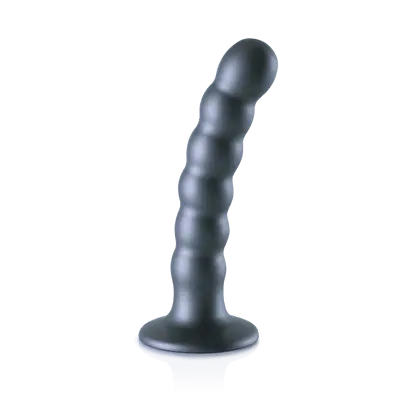 Beaded Silicone G-Spot Dildo - 5'' / 13 cm