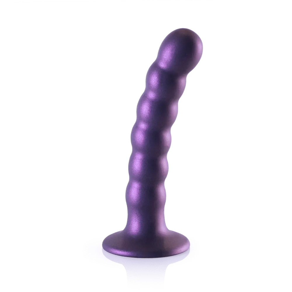 Beaded Silicone G-Spot Dildo - 5'' / 13 cm