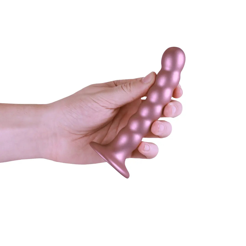 Beaded Silicone G-Spot Dildo - 5'' / 13 cm - foto 13