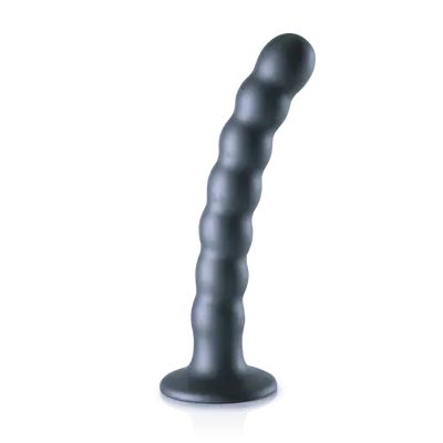Beaded Silicone G-Spot Dildo - 6