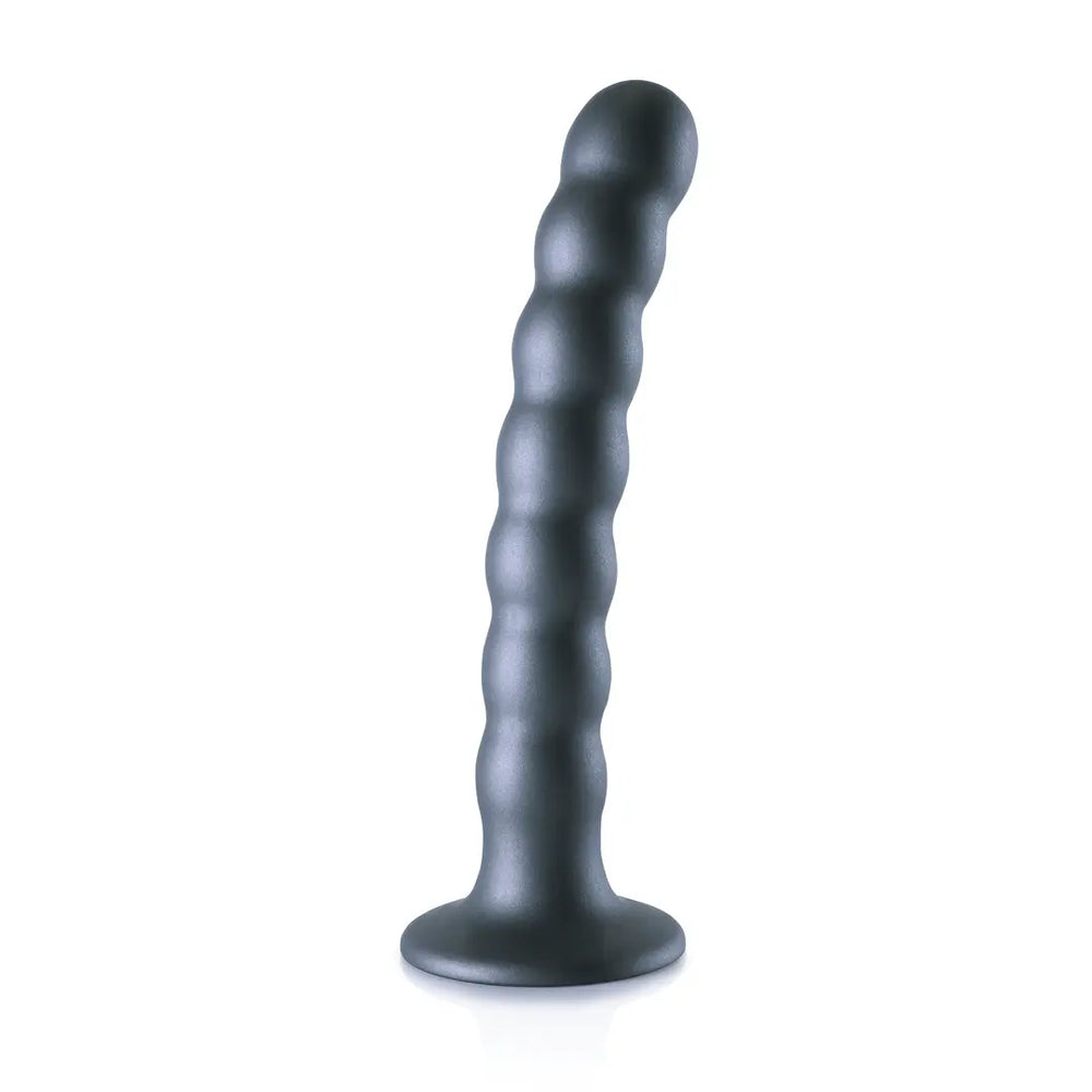 Beaded Silicone G-Spot Dildo - 6,5'' / 16,5 cm - foto 4