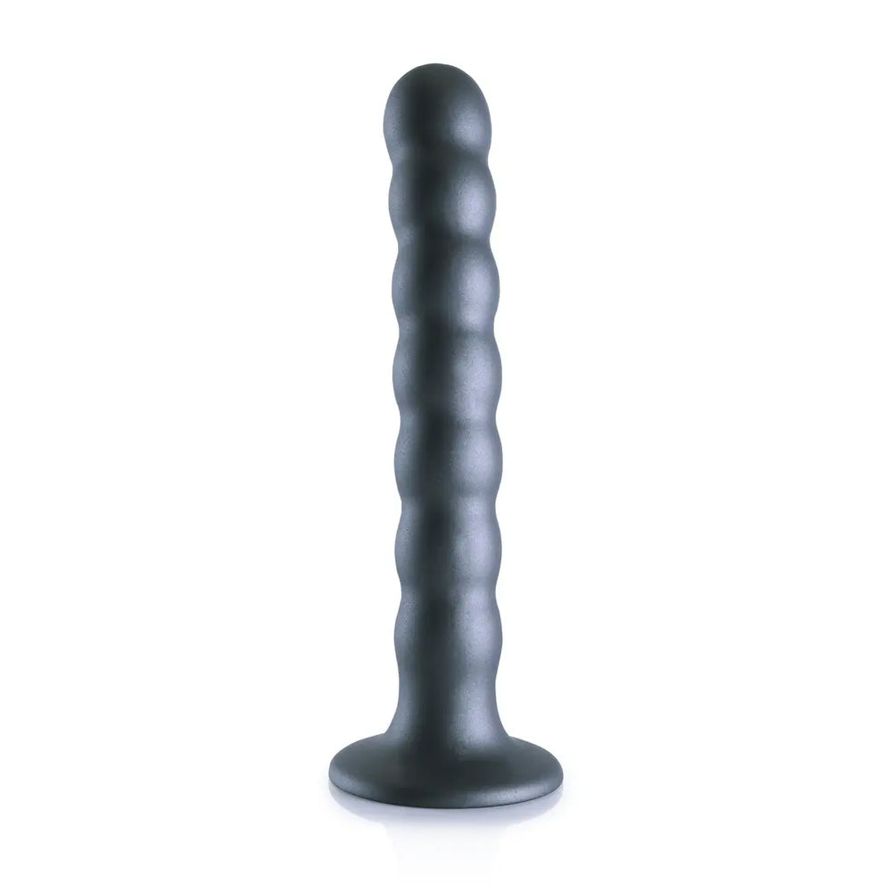 Beaded Silicone G-Spot Dildo - 6,5'' / 16,5 cm - foto 5