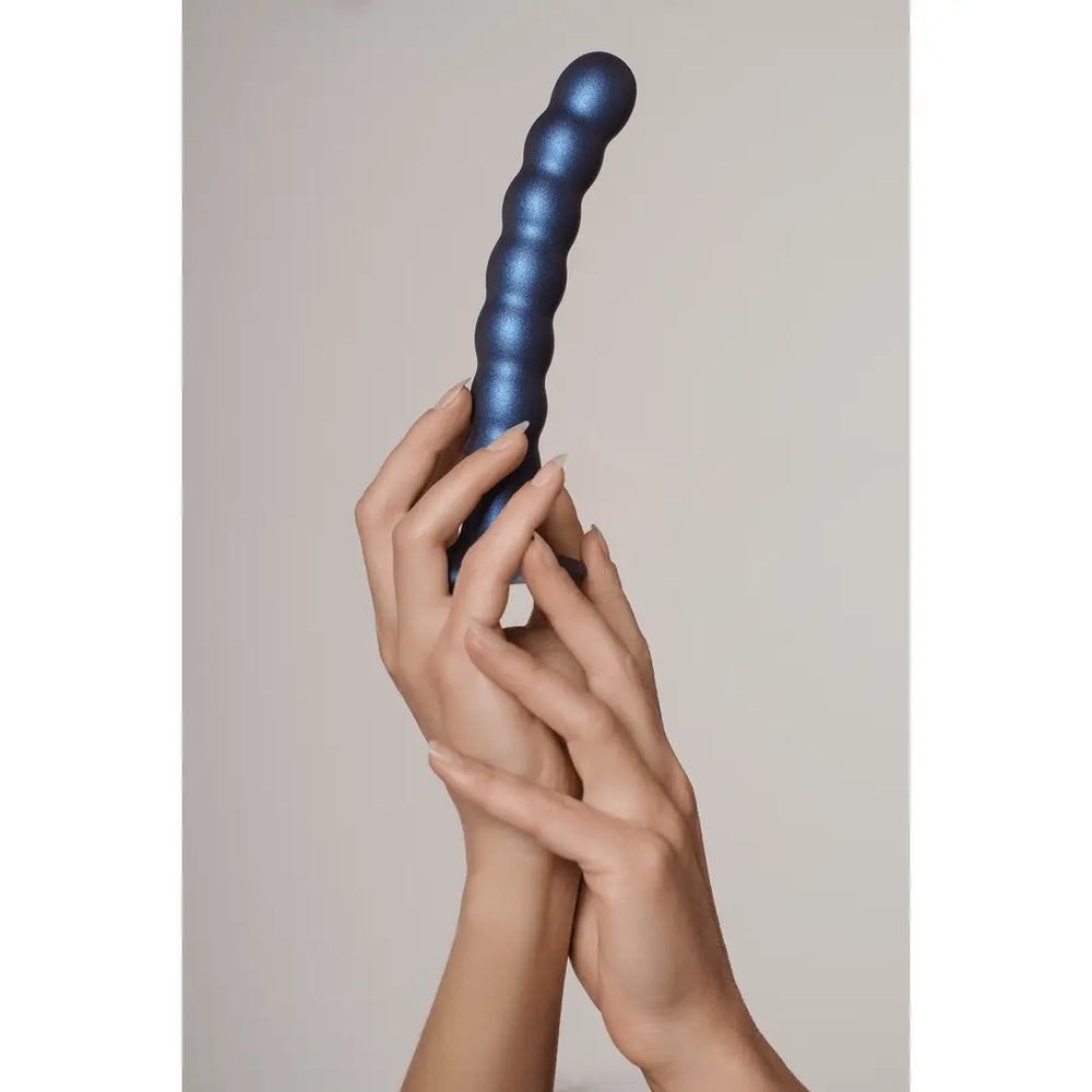 Beaded Silicone G-Spot Dildo - 6,5'' / 16,5 cm - foto 9