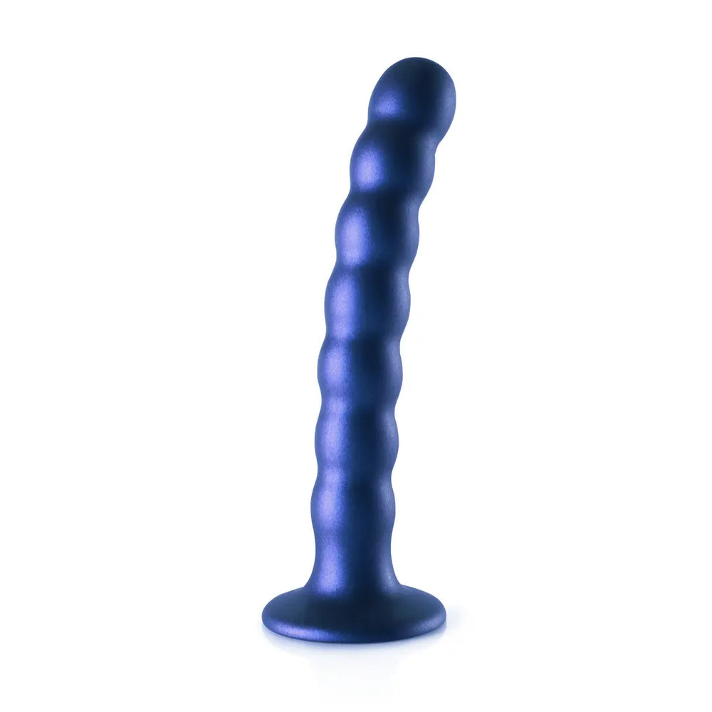 Beaded Silicone G-Spot Dildo - 6,5'' / 16,5 cm - foto 19