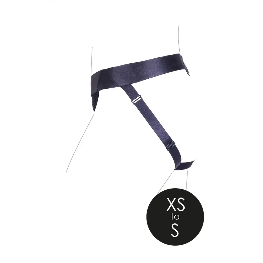 Vibrating Strap-on Panty Harness with Open Back - foto 2